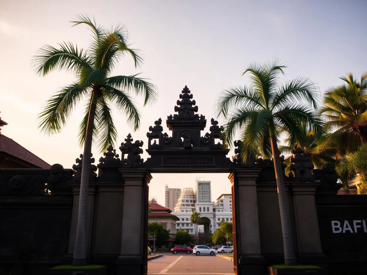Suasana kota Bali